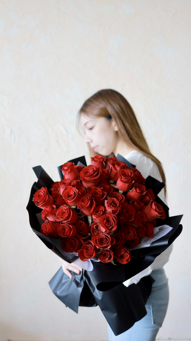 《That’s All I Want》單色玫瑰花束